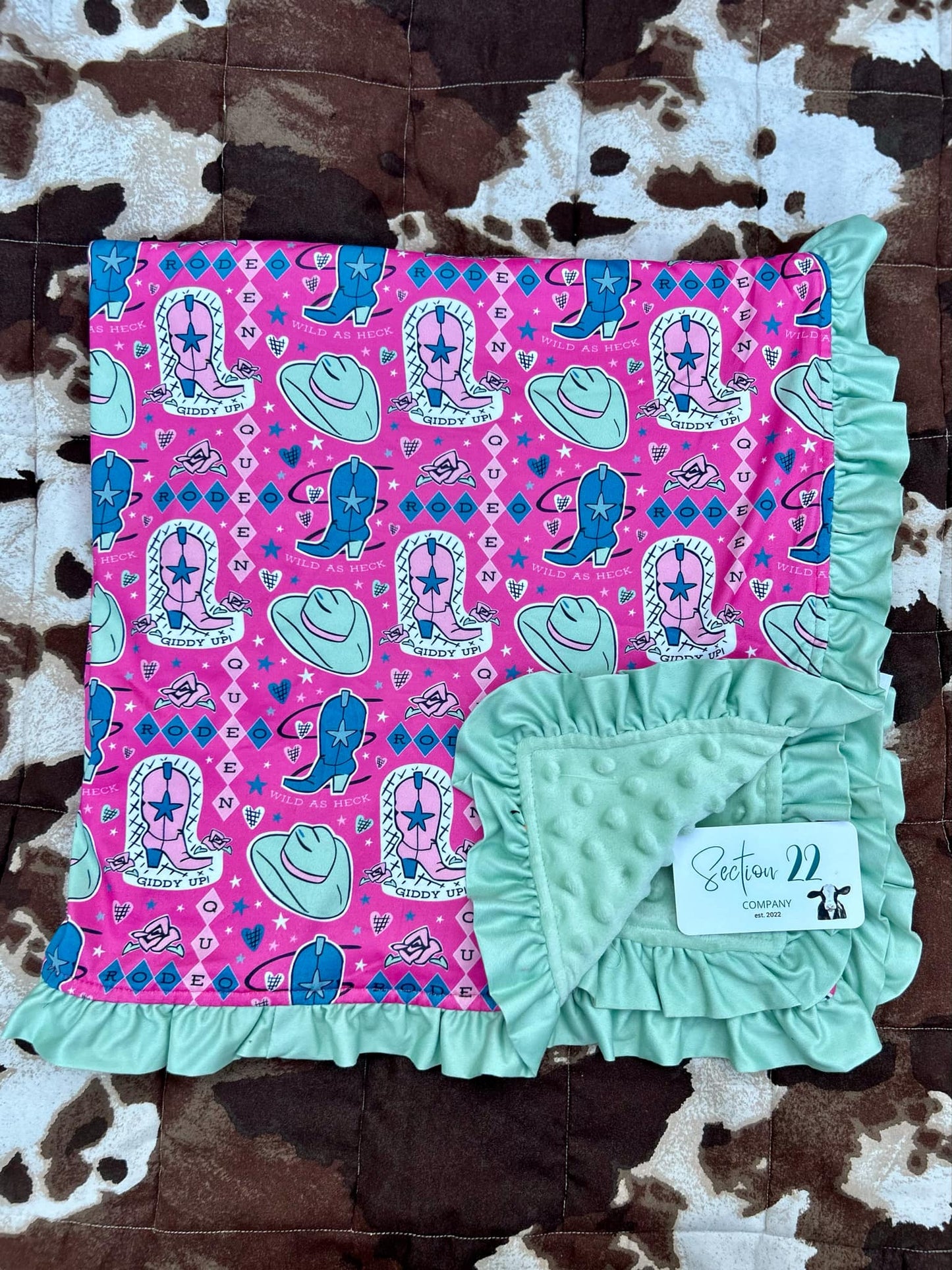 Girlie Boot Blanket