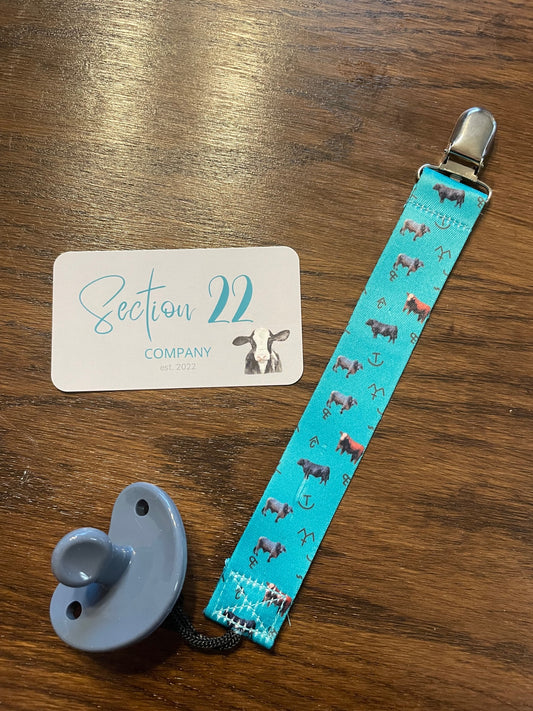 Turquoise Brands Paci Clip