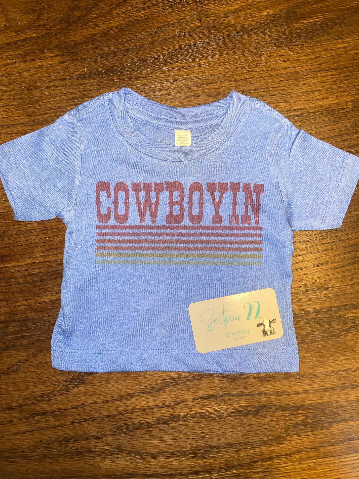 Boys Blue Retro Cowboyin