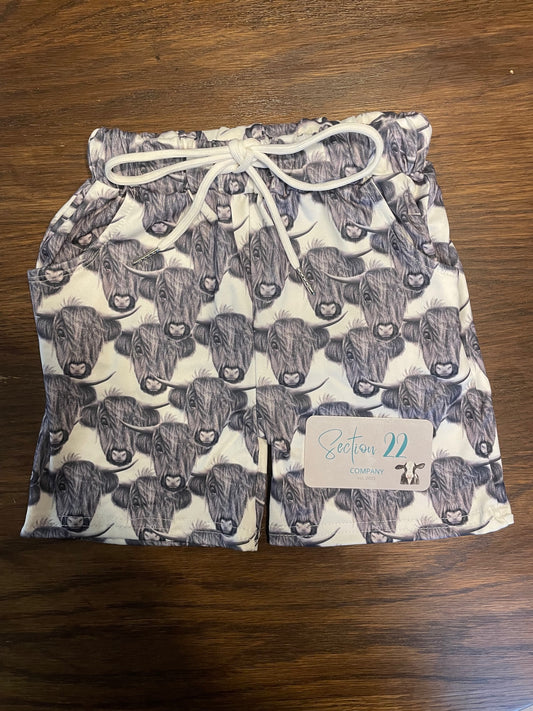 Boys Highland Cow Shorts